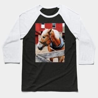 Horses - Palomino By Red Barn Baseball T-Shirt